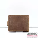 Green deed barna / sárga varrott autós patentos férfi bőr pénztárca a1a09/t
