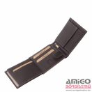 Green deed fekete férfi bőr pénztárca abh1021