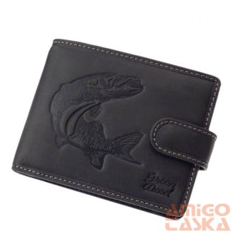   Green deed fekete csukás patentos férfi bőr pénztárca acs1021/t