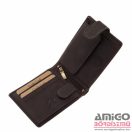 Green deed fekete patentos férfi bőr pénztárca gdb1021/t-3