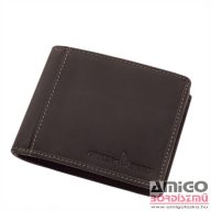 Green deed fekete férfi bőr pénztárca gdc1021-3