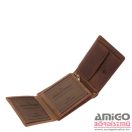 Green deed barna férfi bőr pénztárca gde1021-1