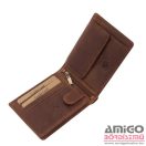 Green deed barna férfi bőr pénztárca gde1021-1