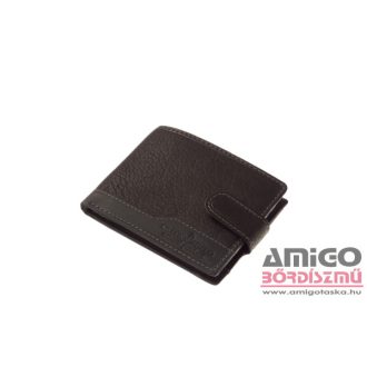 Green deed fekete patentos férfi bőr pénztárca gdh1002/t
