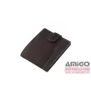 Green deed fekete patentos férfi bőr pénztárca gdh1002/t