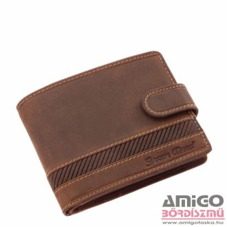   Green deed barna férfi patentos bőr pénztárca gdl1021/t-1