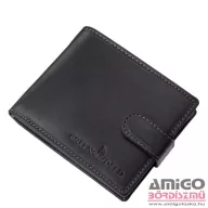 Green deed fekete patentos férfi bőr pénztárca opr08/t