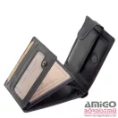 Green deed fekete patentos férfi bőr pénztárca opr08/t