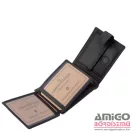 Green deed fekete patentos férfi bőr pénztárca opr08/t