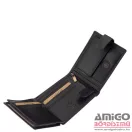 Green deed fekete patentos férfi bőr pénztárca opr08/t