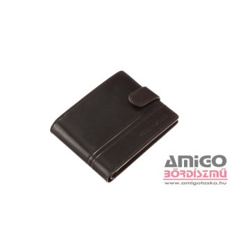Green deed fekete patentos férfi bőr pénztárca pdc03/t
