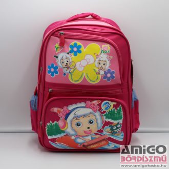 Hátizsák pink / bárányos hátizsák 2601