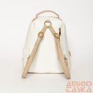 Heavy tools fehér erezett / bézs műbőr női hátizsák ebeze26 ekru