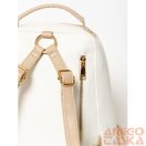 Heavy tools fehér erezett / bézs műbőr női hátizsák ebeze26 ekru