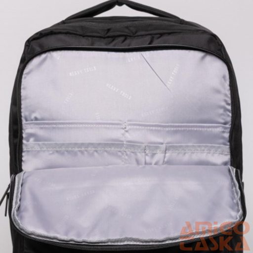 Heavy tools fekete textil laptop hátizsák edison25