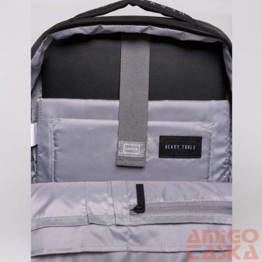 Heavy tools fekete textil laptop hátizsák edison25
