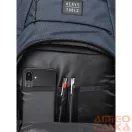 Heavy tools sötétkék / fekete textil hátizsák edolfo denim