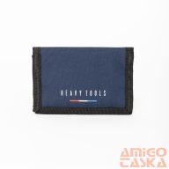   Heavy tools sötétkék textil sport pénztárca edorka26 navy