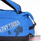 Heavy tools kék / kockás textil sporttáska / hátizsák efero blue