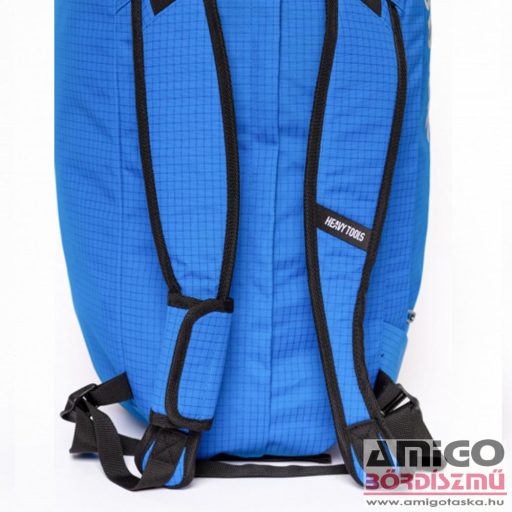 Heavy tools kék / kockás textil sporttáska / hátizsák efero blue