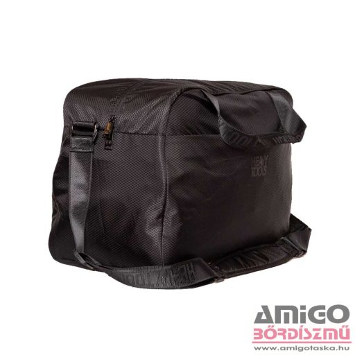 Heavy tools fekete / anyagában mintás 35 literes sporttáska efuera black