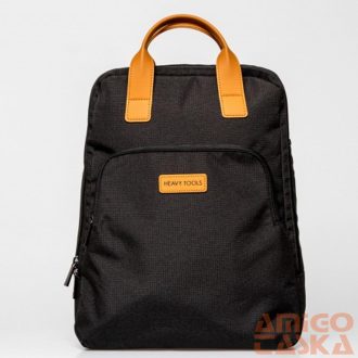   Heavy tools fekete / barna textil kézi / hátizsák egres black