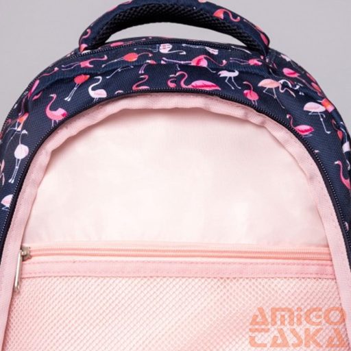 Heavy tools sötétkék / flamingós textil hátizsák ehatan25 flamingo