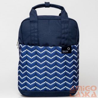   Heavy tools sötétkék / fehér mintás textil kézi / hátizsák ejoka25 navy