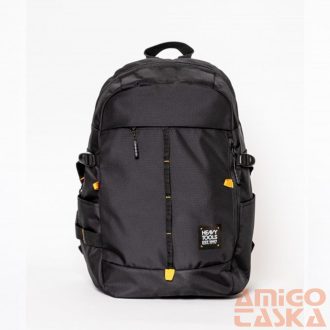 Heavy tools fekete / sárga textil hátizsák ekomo