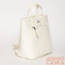 Heavy tools fehér erezett műbőr női hátizsák elario26 white