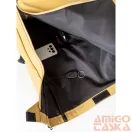 Heavy tools mustársárga műbőr / textil hátizsák elfhelm mustard