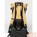 Heavy tools mustársárga műbőr / textil hátizsák elfhelm mustard