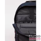 Heavy tools fekete / kék pöttyös textil hátizsák 21L elinor23 dots