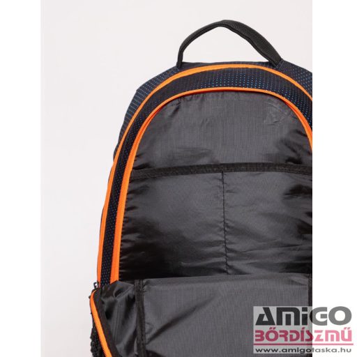 Heavy tools fekete / kék pöttyös / narancssárga textil hátizsák 32L elmano23 dots