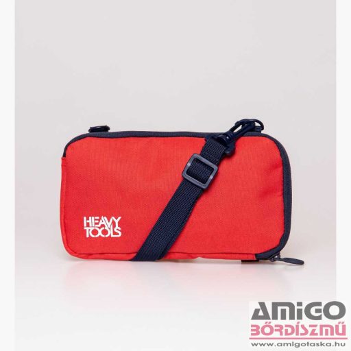 Heavy tools piros textil válltáska emob red