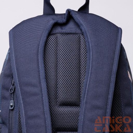 Heavy tools sötétkék / levélmintás textil hátizsák ettie25 bamboo