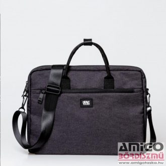   Heavy tools fekete textil laptop táska 14" ettola black