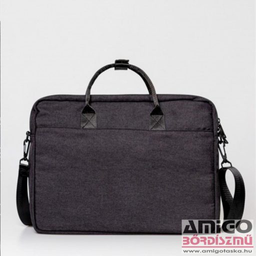 Heavy tools fekete textil laptop táska 14" ettola black