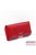 Jorita piros lakk krokkómintás belül cipzáras hátul lehajtós bőr női pénztárca l819010a