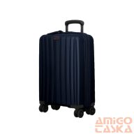   Jump sötétkék polypropylén négy kerekű kicsi bőrönd enais ta20ex