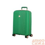   Jump sötétzöld polypropylén négy kerekű kicsi bőrönd sg20ex sondo