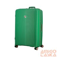   Jump sötétzöld polypropylén négy kerekű közepes bőrönd sg24ex sondo