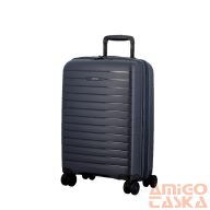   Jump sötétkék polypropylén négy kerekű kicsi bőrönd str20 striper