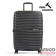   Jump fekete polypropylén négy kerekű közepes bőrönd w24 xwave