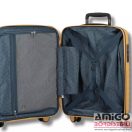 Jump sárga polypropylén négy kerekű bőrönd szett xwave