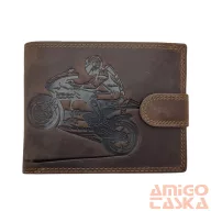   417797 614 Giorgio Carelli motívumos pénztárca versenymotor