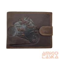   417797 614 Giorgio Carelli motívumos pénztárca versenymotor