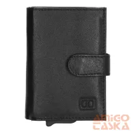 18208001 Hide and Stitches safety wallet fekete