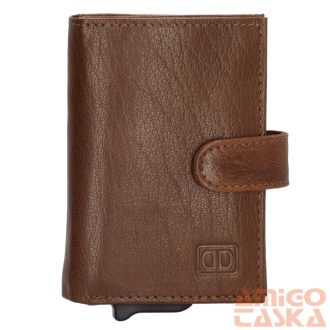 18208006 Hide and Stitches safety wallet barna