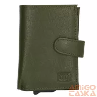 18208029 Hide and Stitches safety wallet olivazöld